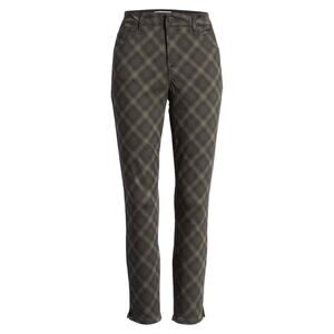 Wit & Wisdom Women Ab-Solution High Rise Ankle Skimmer Jeans Size 0 Plaid NWT